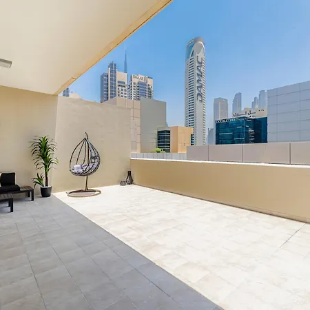 1Br Study Bay Square City View Business Bay Dubai Exterior photo
